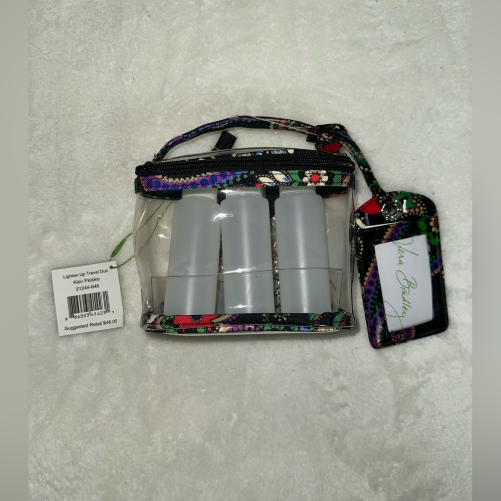 Vera Bradley Lighten Up Travel Duo in Kiev Paisley (NWT)